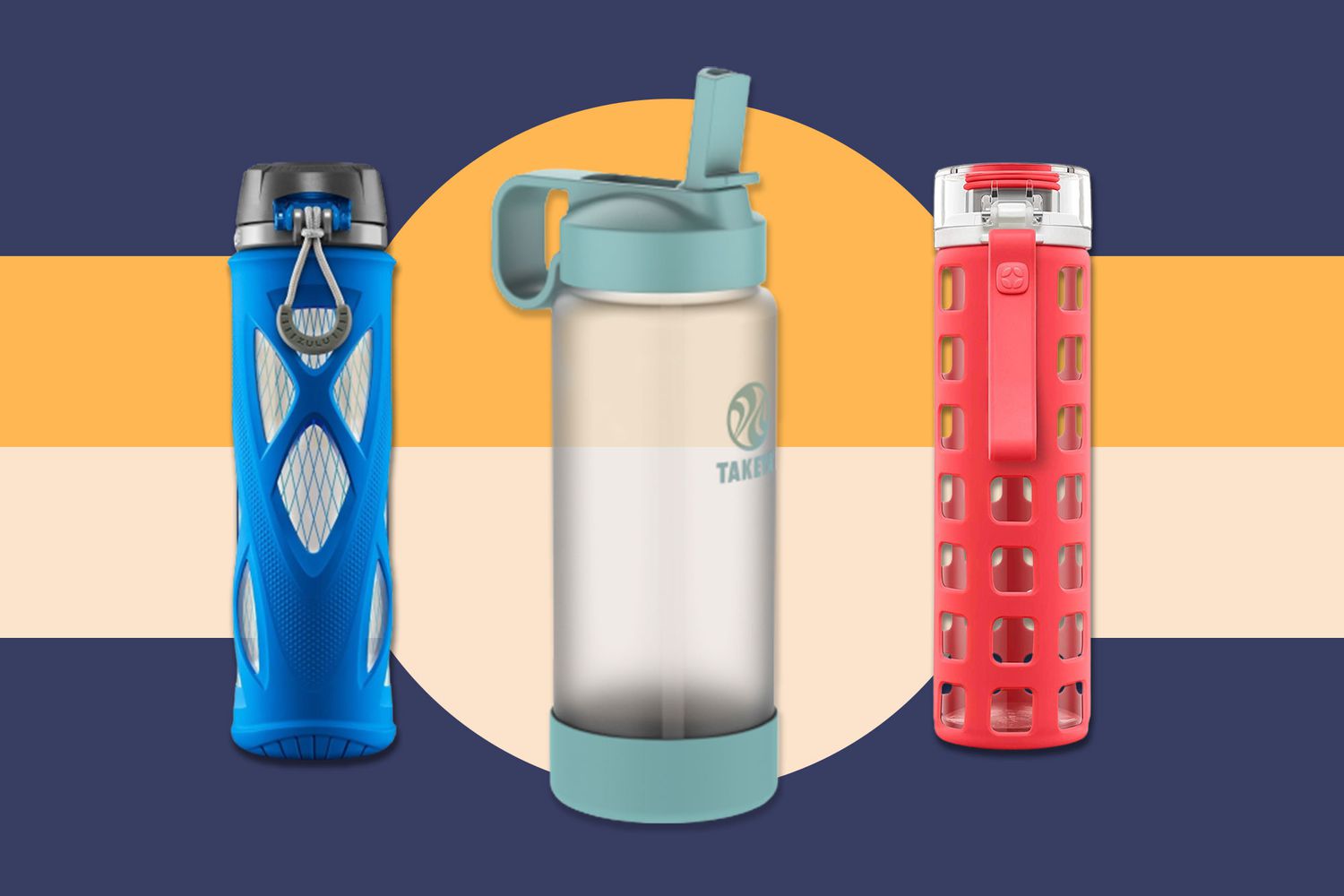 Does the glass water bottle need a protective case?