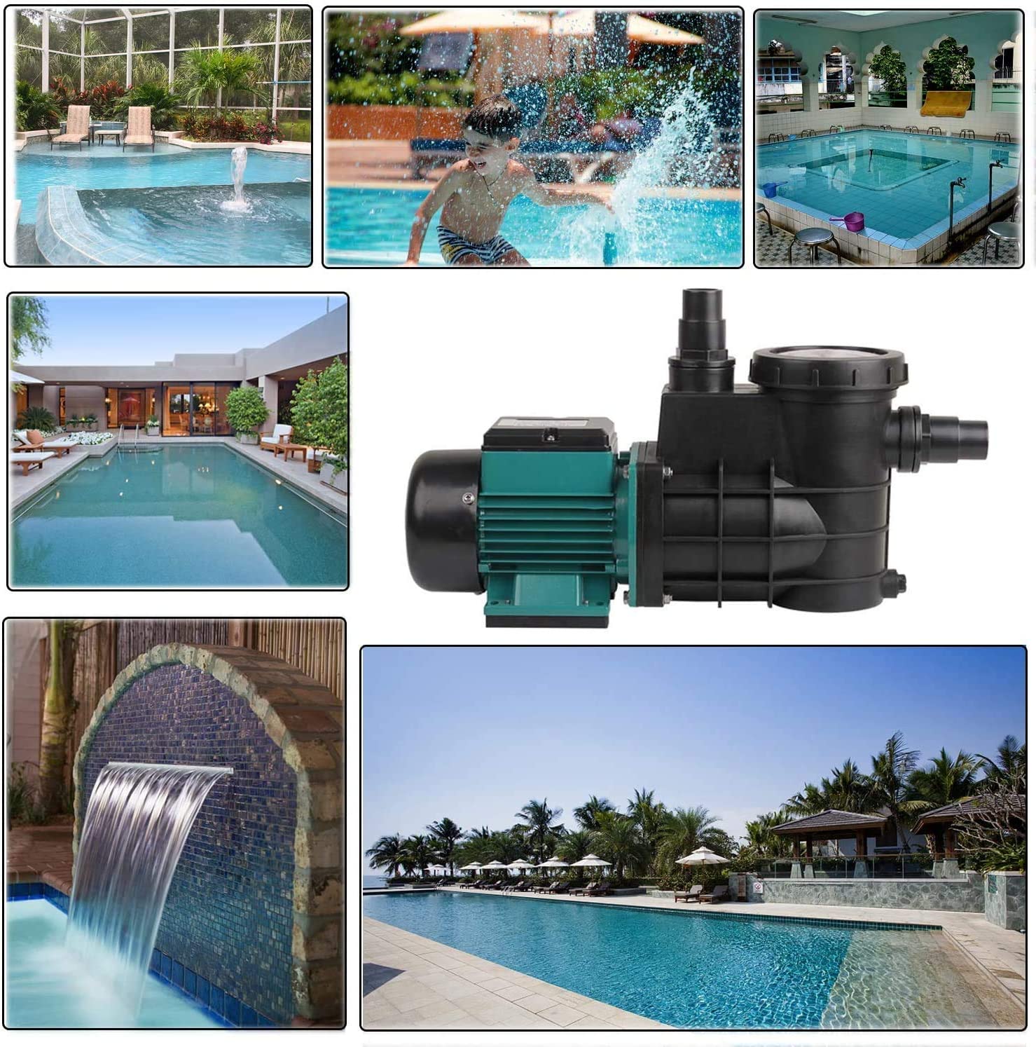 Guide d'utilisation de la pompe pour le nettoyage et l'entretien de la piscine.