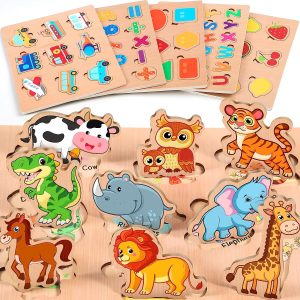 Le puzzle pour bébé et l'apprentissage des formes