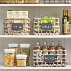 Comment utiliser les paniers de rangement pour trier et conserver les aliments ?