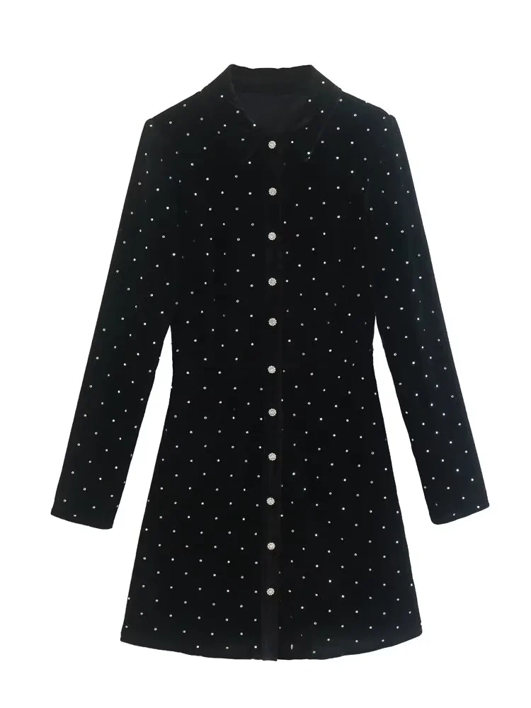 The Best Hairstyles for a Long Sleeve Black Dress with High Neckline