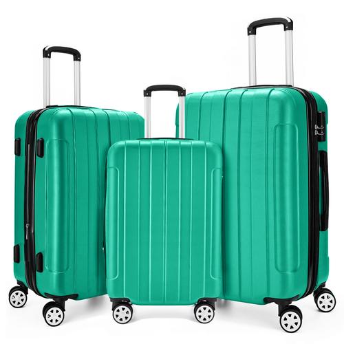Mala de viagem em ABS de 10 kg tem uma caixa de remédios