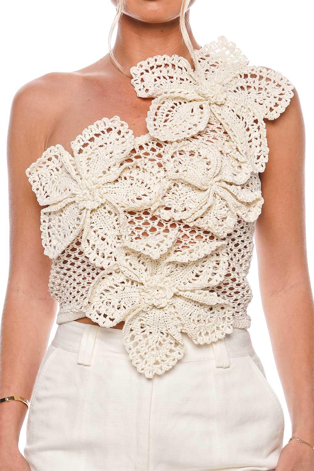 How to Create a Multi-Textured Outfit with Crochet Tops