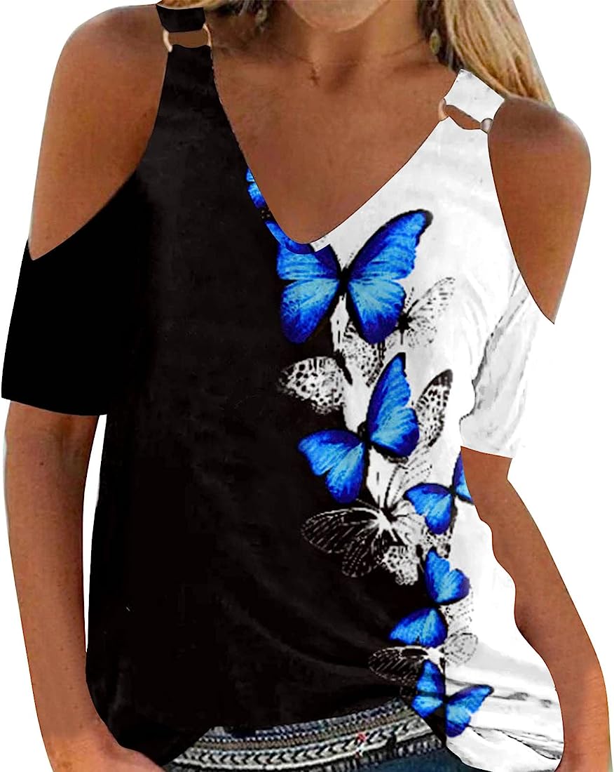 ¿Cuáles son las opciones de estampados y diseños en las camisetas de mujer?