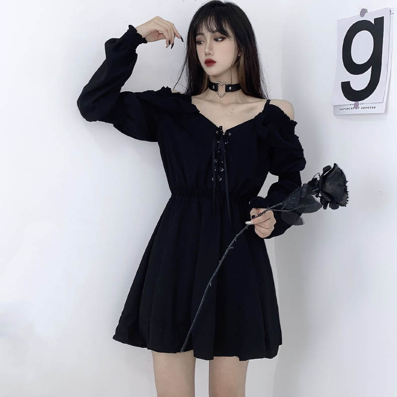 How to Add a Pop of Color to Your Long Sleeve Black Dress"