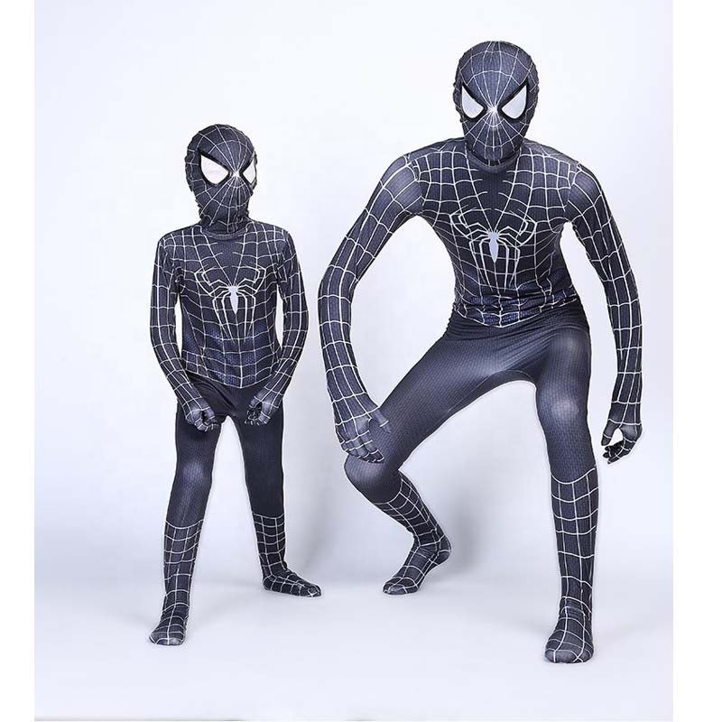 ¿Dónde puedo encontrar complementos temáticos para un disfraz de Spiderman para un niño de 3 años?