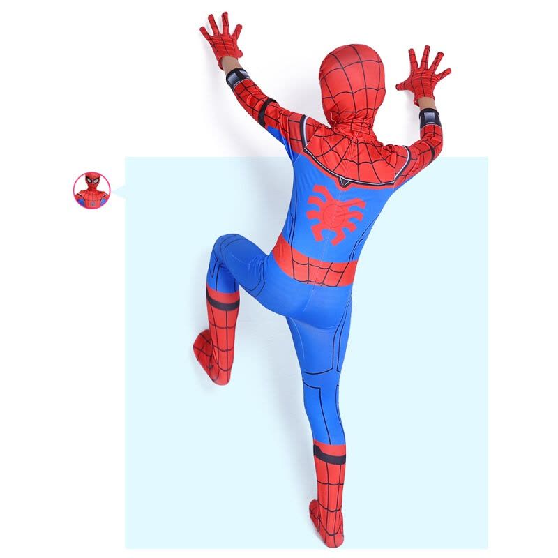 ¿Cómo puedo hacer que el disfraz de Spiderman destaque aún más para un niño de 3 años?