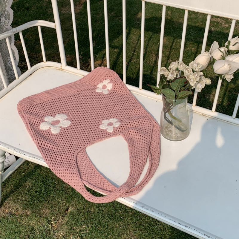 As opções de materiais para bolsas de crochê