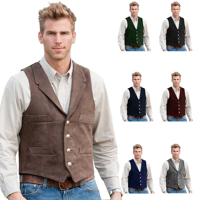 Requisitos de talla del chaleco del traje para hombre