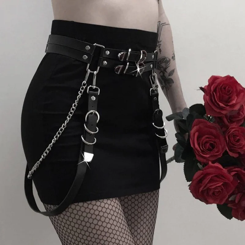 goth Harness Belts