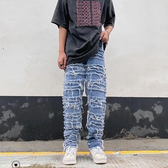 The rise of stacked jeans in popular culture