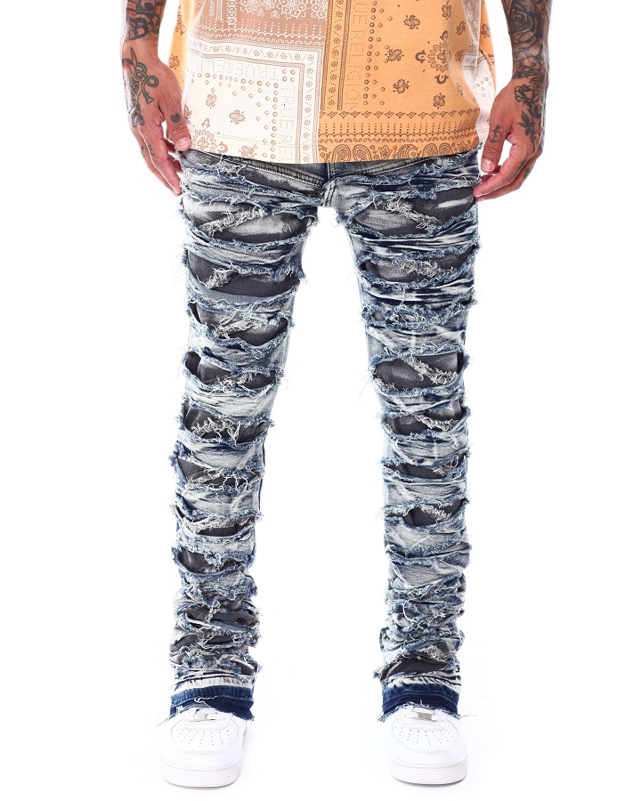 Stacked jeans for athletic builds: What to look for