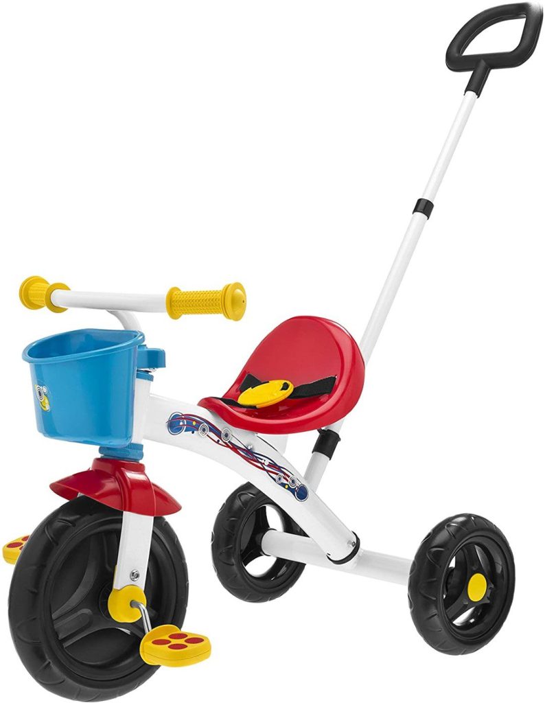 Ten cuidado cuando tu bebé ande en triciclo