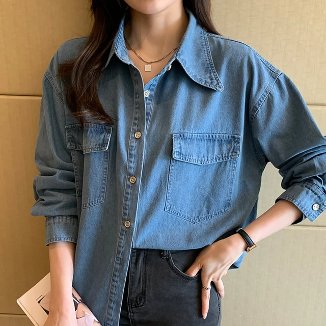 ¿Cuáles son tus recomendaciones de camisas vaqueras de mujer para el otoño?