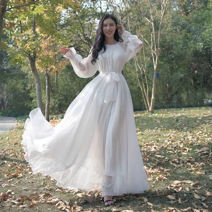 Classic Beauty: White Long Dresses for Prom