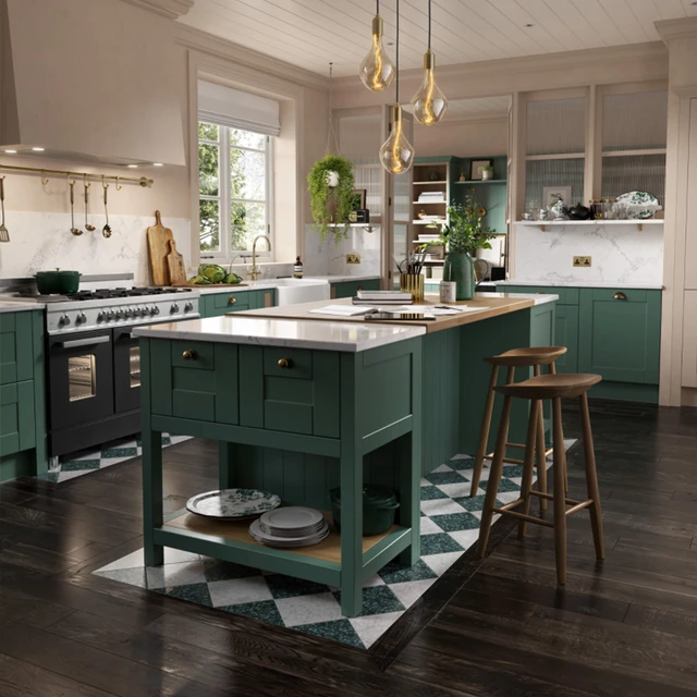 light green kitchen cabinets