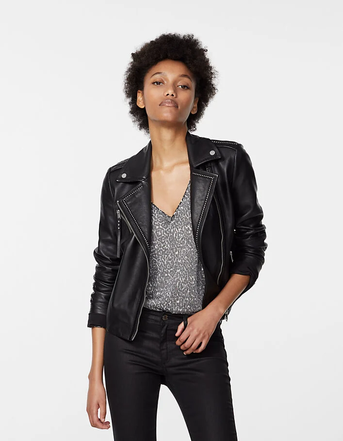 women's lambskin leather jacket