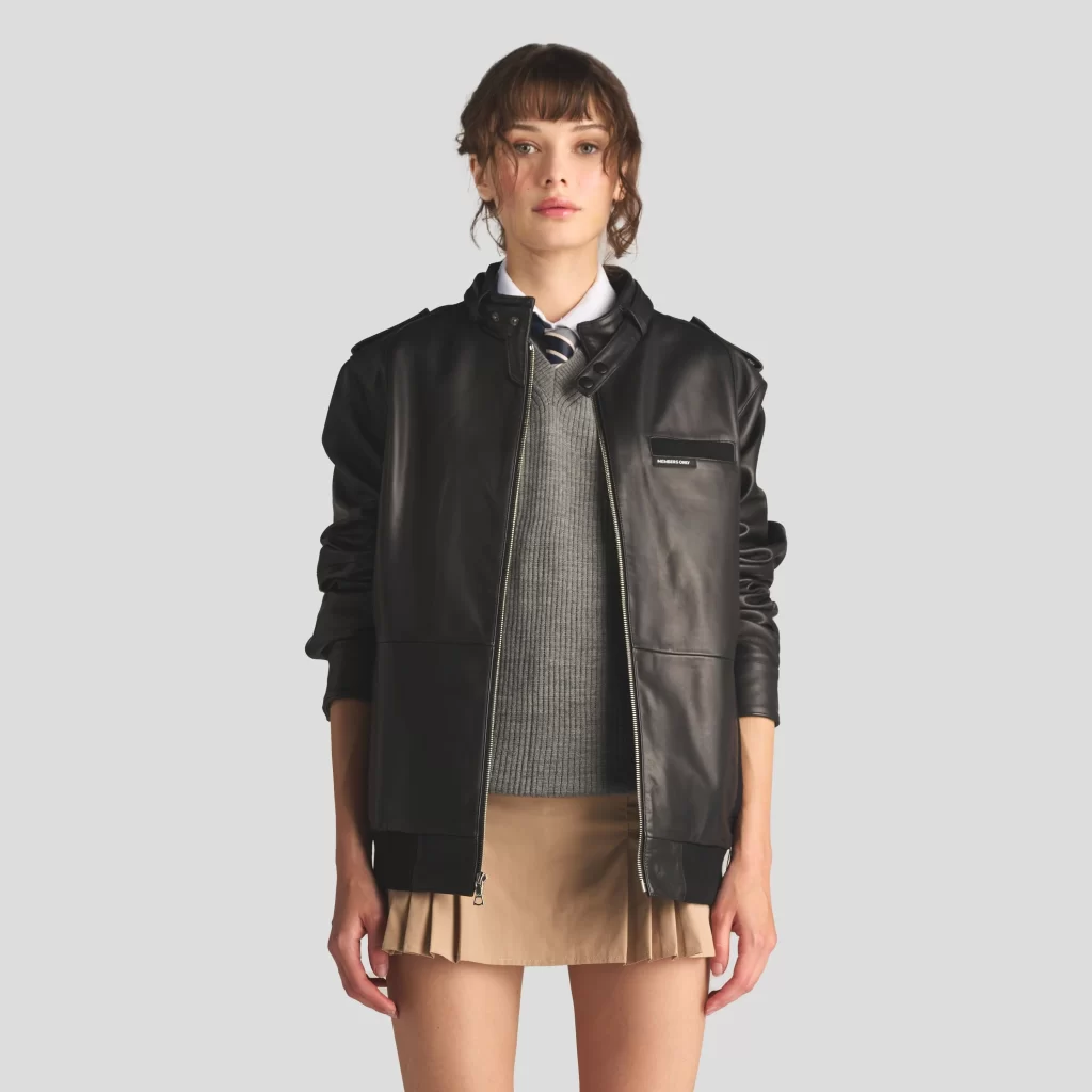 women's lambskin leather jacket