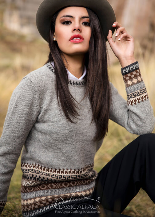 Alpaca sweaters from peru