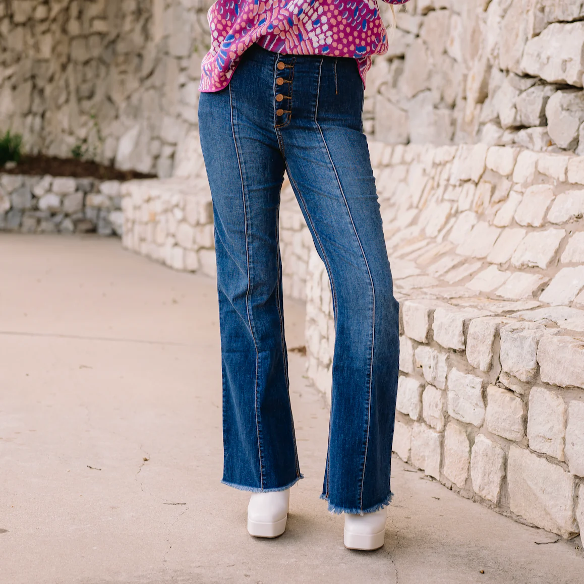 Dark Wash Flare Jeans: A Timeless and Versatile Wardrobe Staple