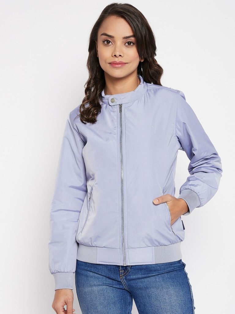Women's lightweight bomber jacket