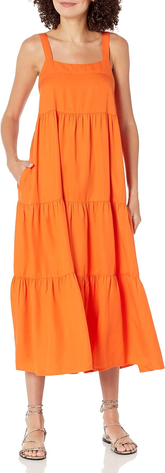burnt orange dress