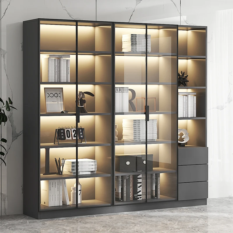 Glass Door Bookcase: A Stylish and Functional Display Solution