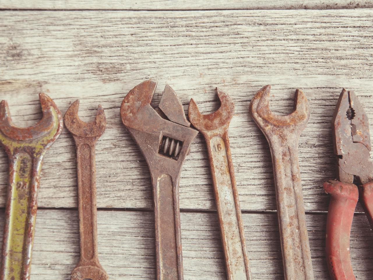 how to get rust off tools
