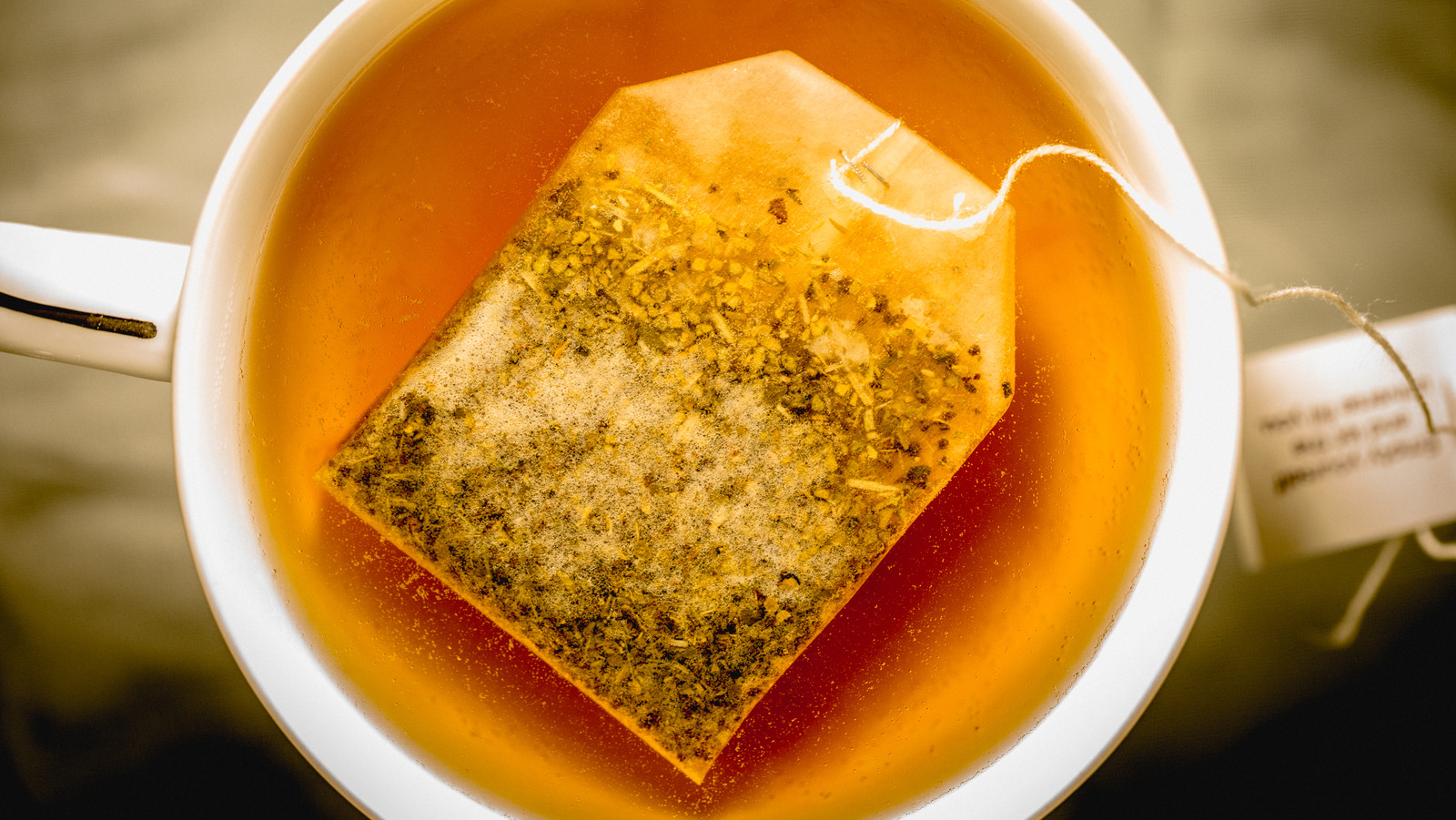 steeping tea