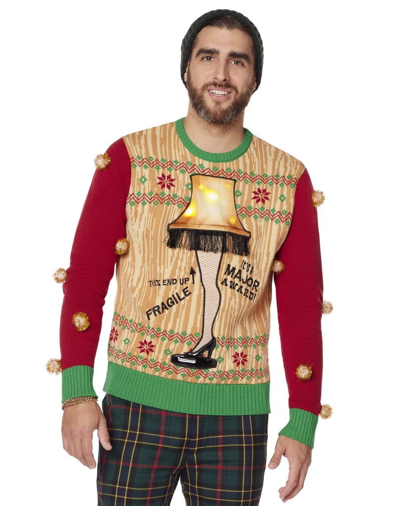spencer's funny ugly christmas sweaters