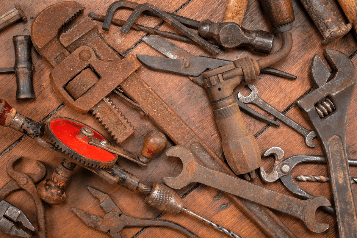How to get rust off tools