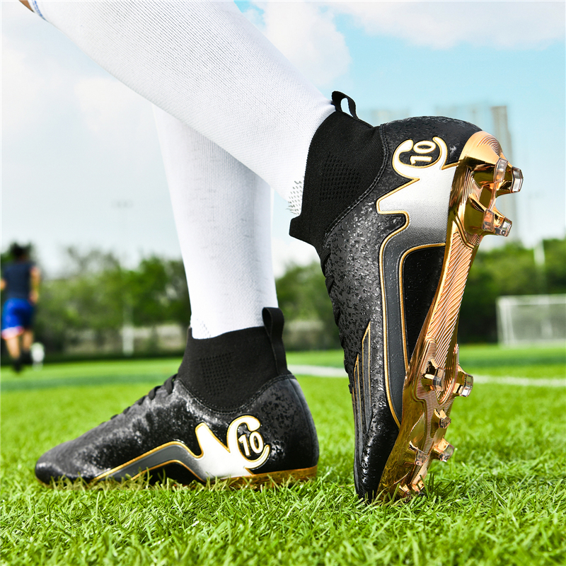 gold soccer cleats