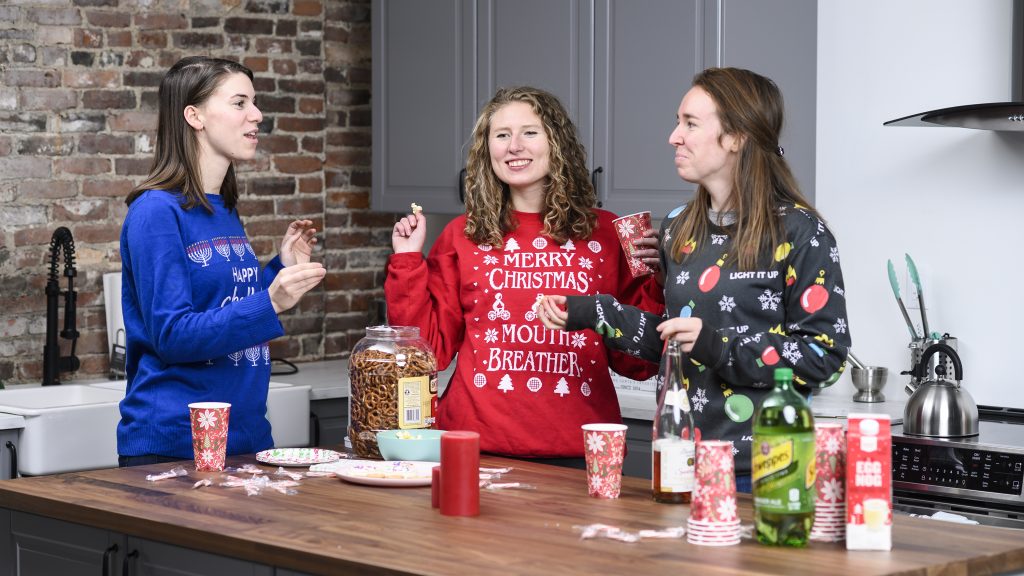 spencer's funny ugly christmas sweaters