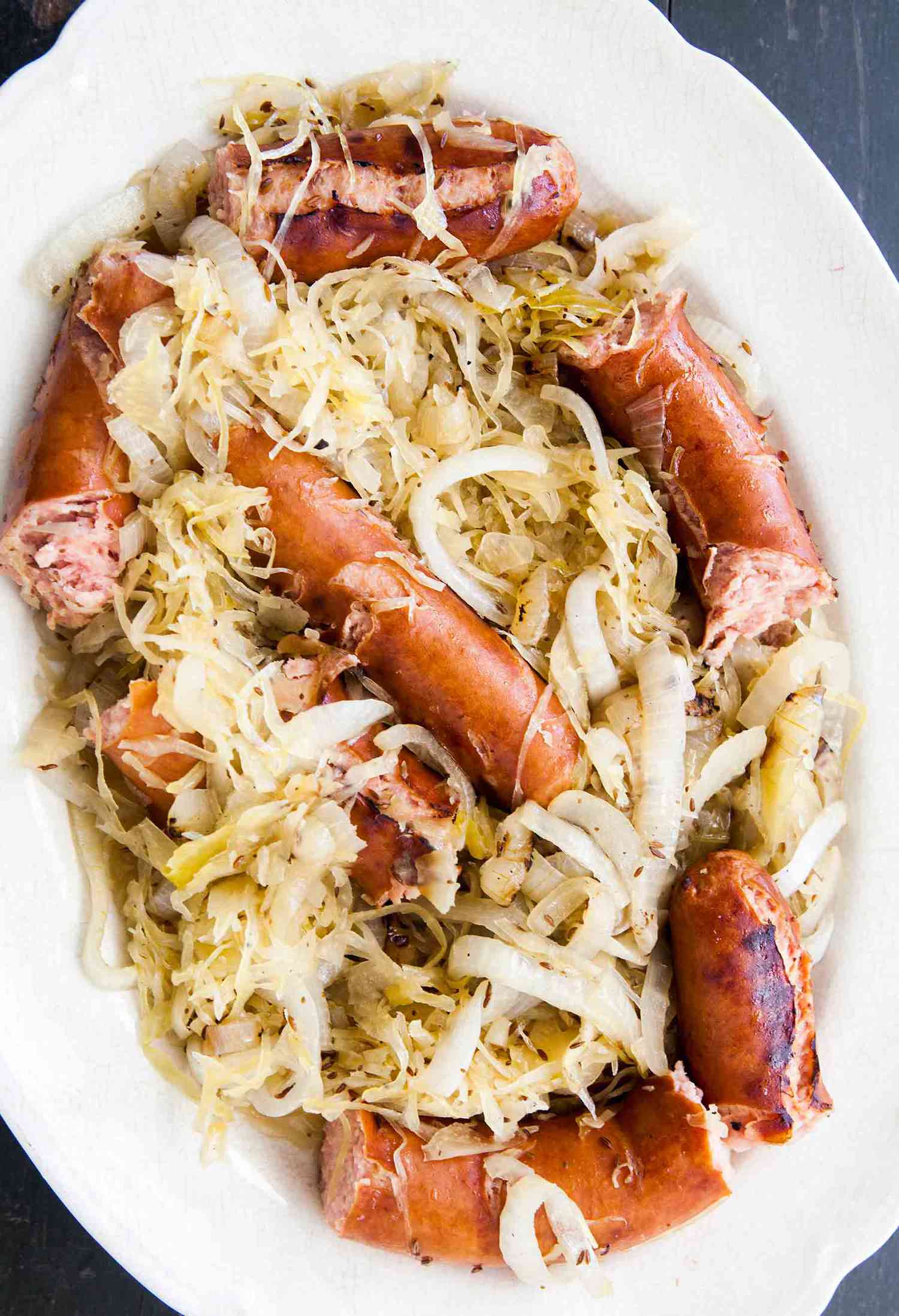 Polish Sausage and Sauerkraut