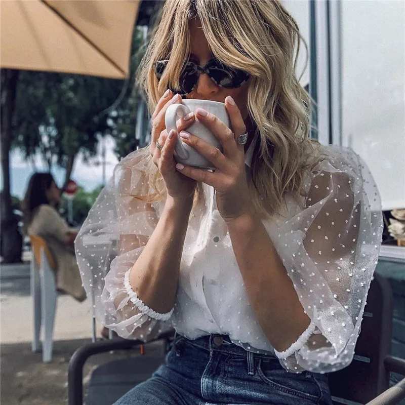 The Allure of the Sheer Blouse
