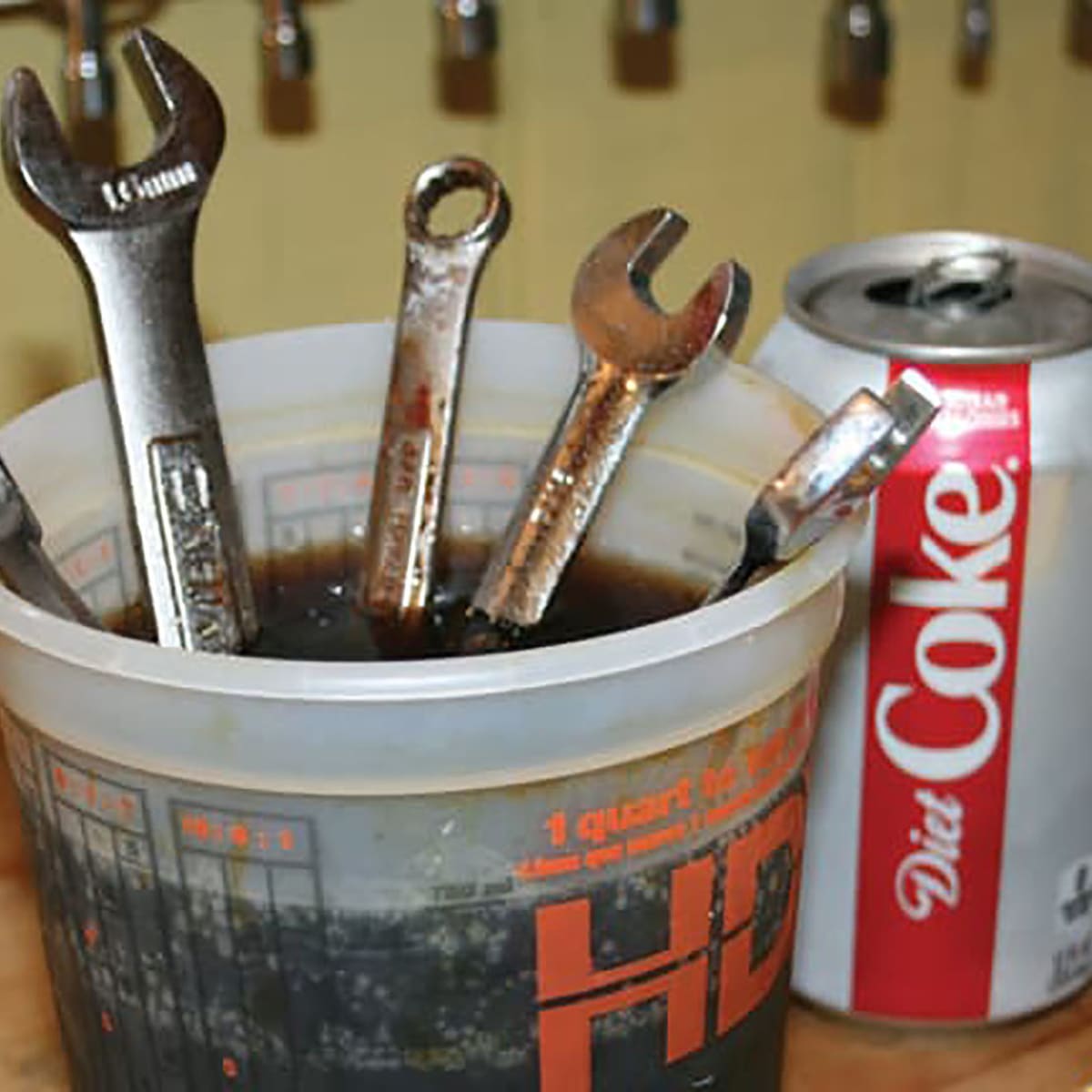 How to get rust off tools
