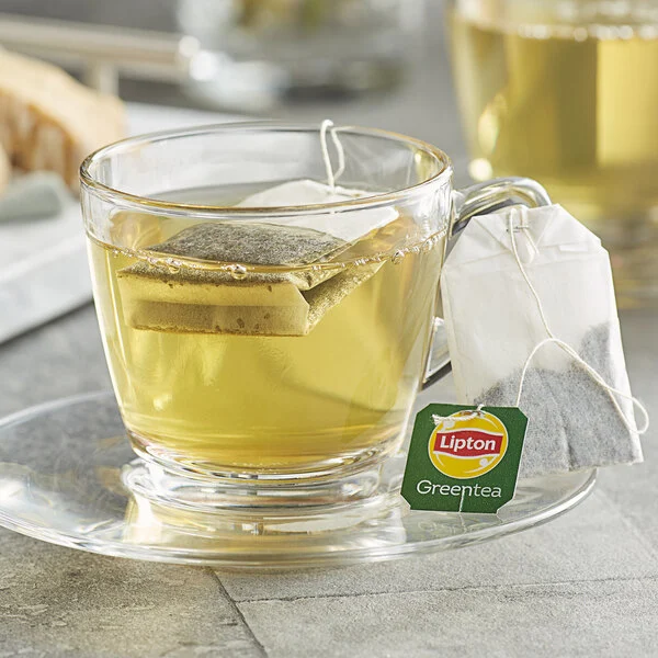 lipton green tea have caffeine