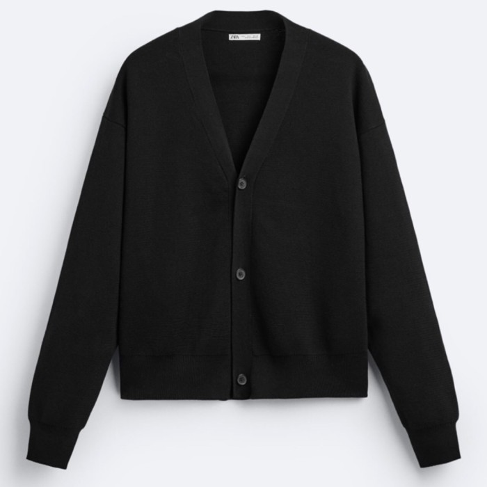 zara cardigan men