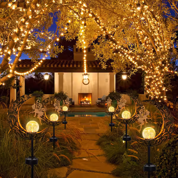 outdoor fairy lights