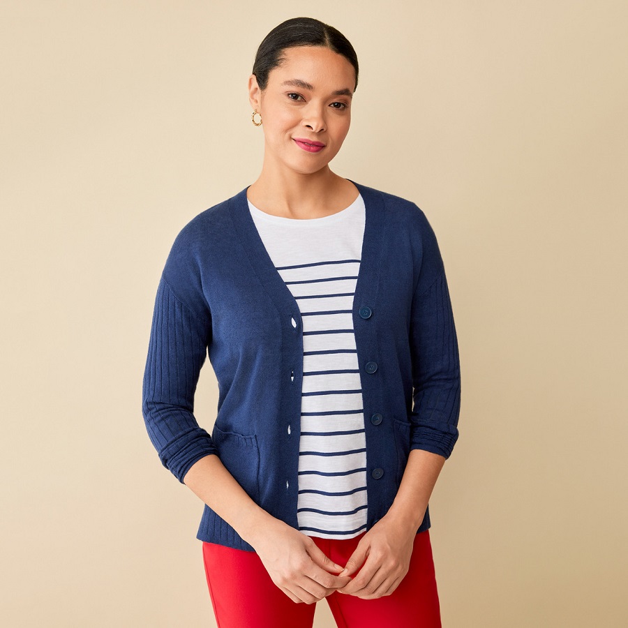 womens cotton cardigan
