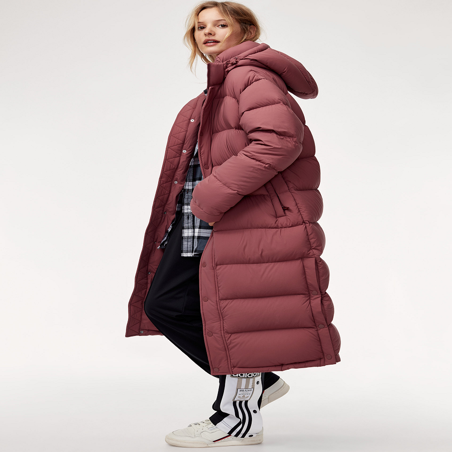 puffer trench coat