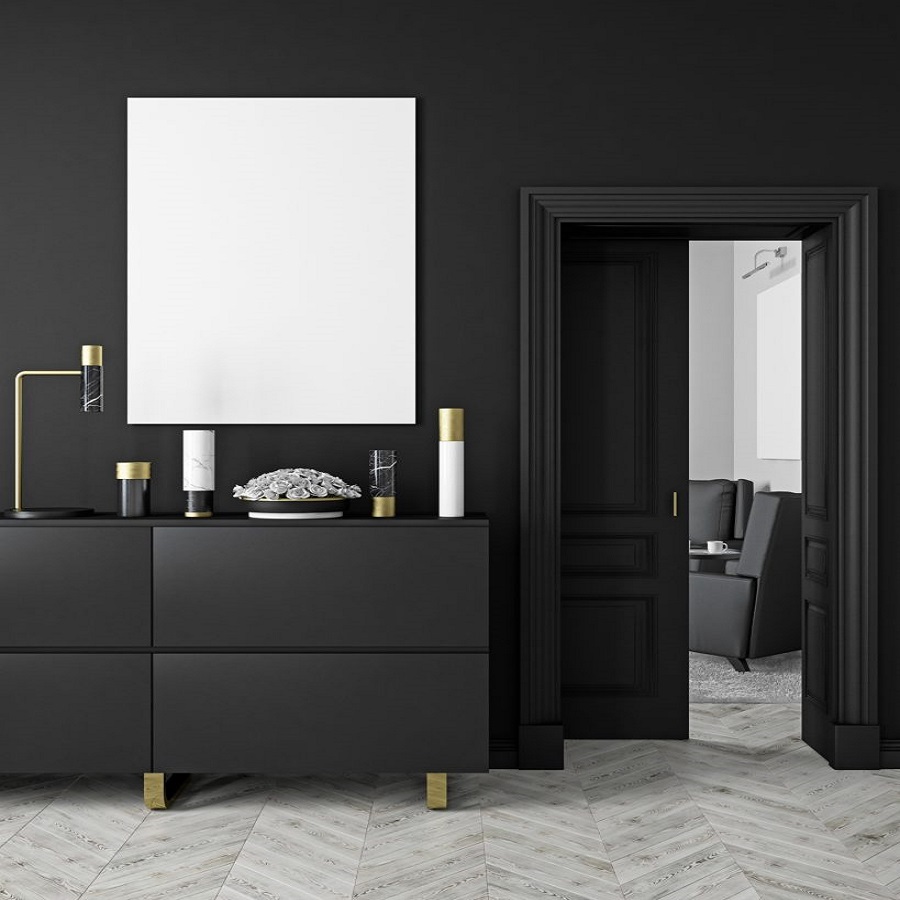 The Allure of Black Doors and Trim in Modern Homes