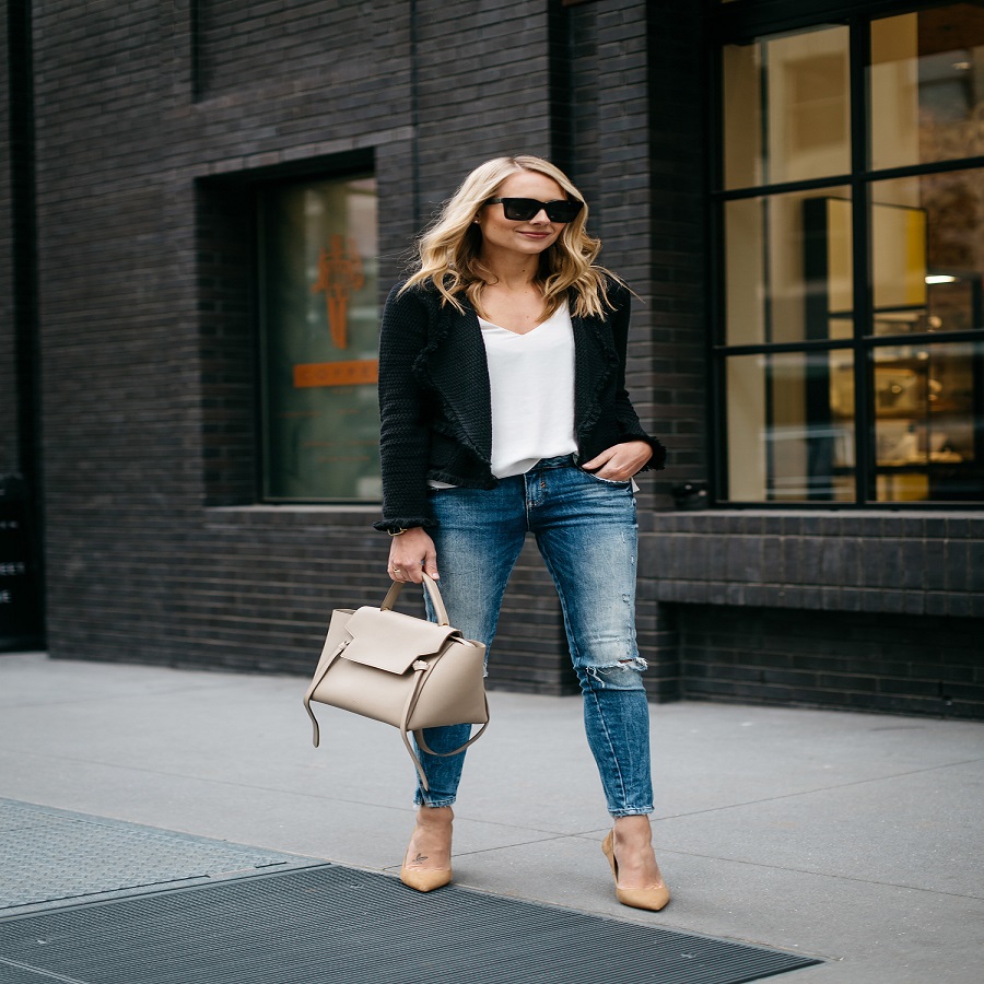 Black cardigan outfit