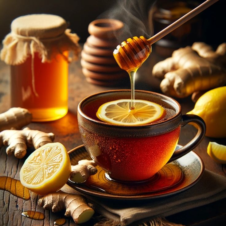 ginger and lemon tea