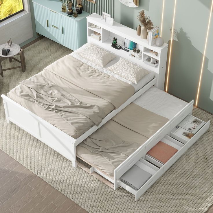 Maximize Space with Stylish Bookcase Beds