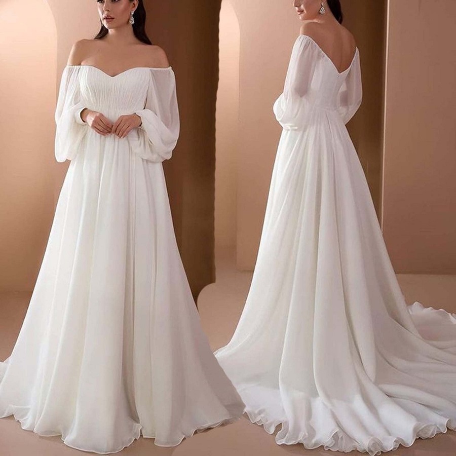 Long White Dresses: From Weddings to Garden Parties