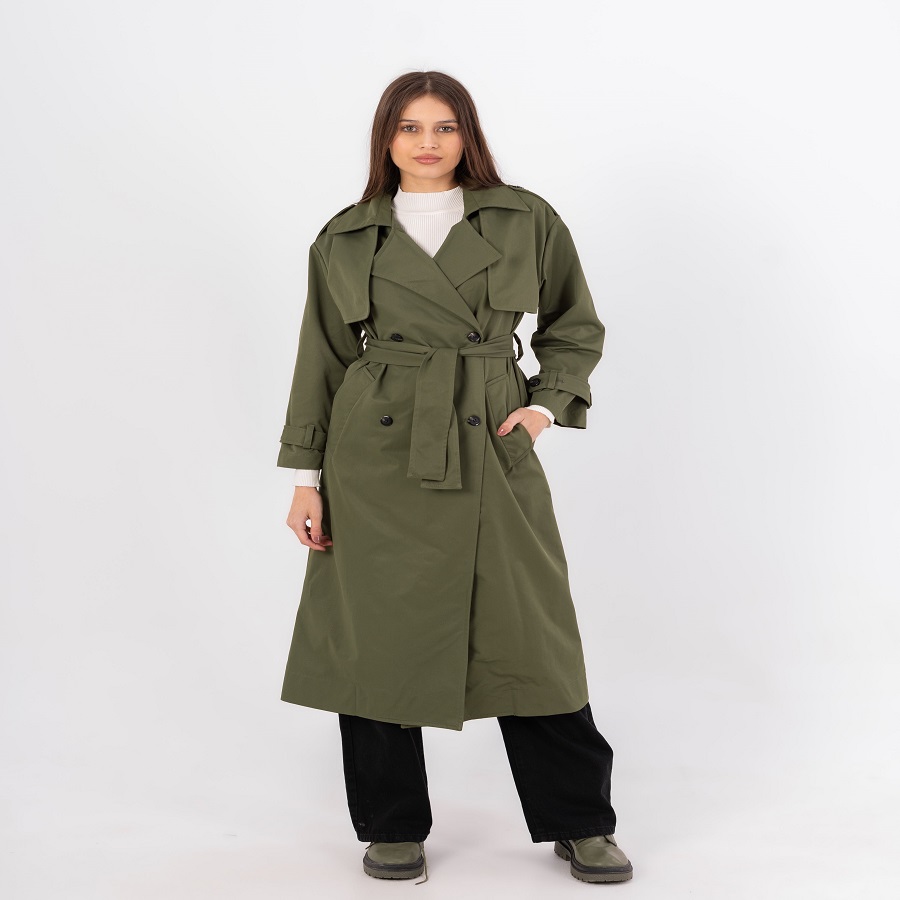Gabardine Trench Coat