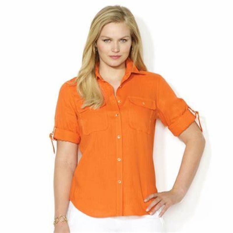 Orange shirt