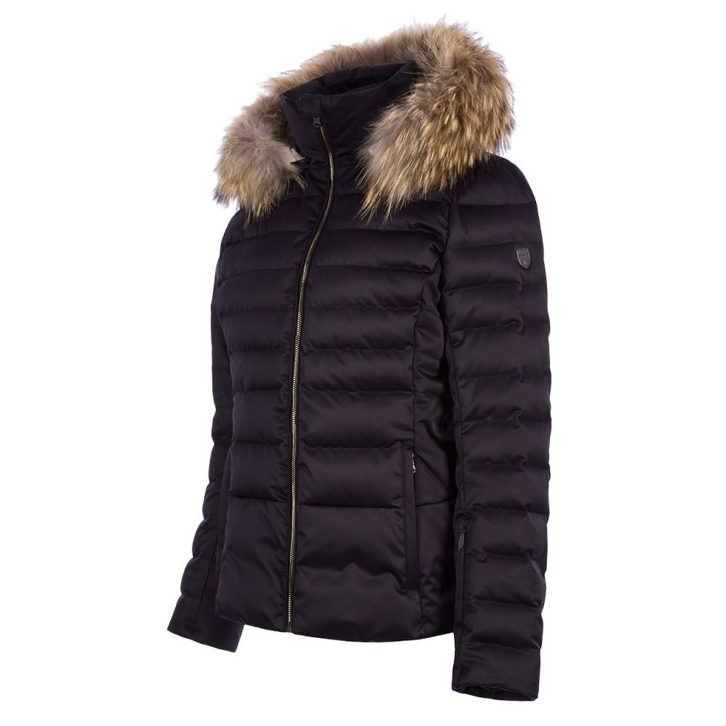 fur trimmed coat