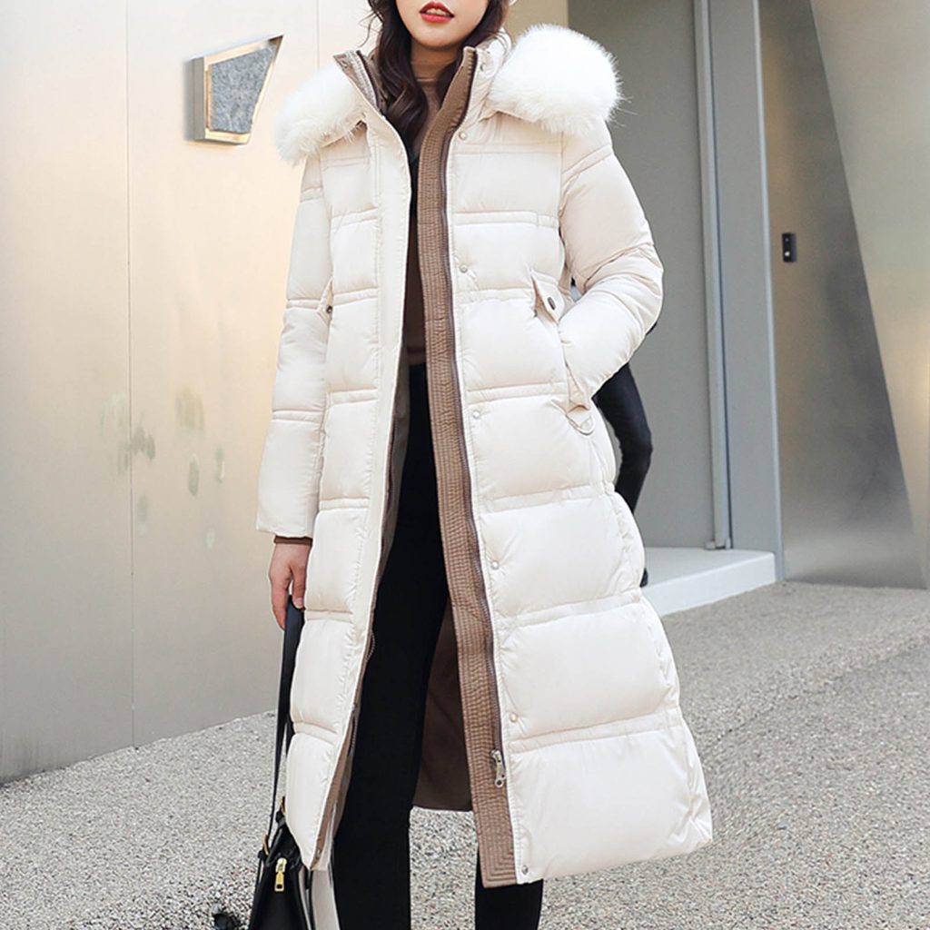 fur trimmed coat
